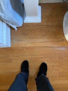 bathroom floor