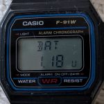 sensor watch pro with a dead battery