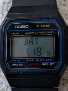 sensor watch pro with a dead battery