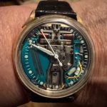 Here’s a photo of my favorite vintage watch- a Bulova Accutron Space view watch. It became popular after the moon walk in 1969. I love that instead of a watch face, you can see the workings of the innovative accutron watch. It worked off a tuning fork type device. Instead of ticking - it hums. I wear it on special occasions. As a watch lover, I’m sad to say I’ve gone over to the dark side and now wear an I-watch.